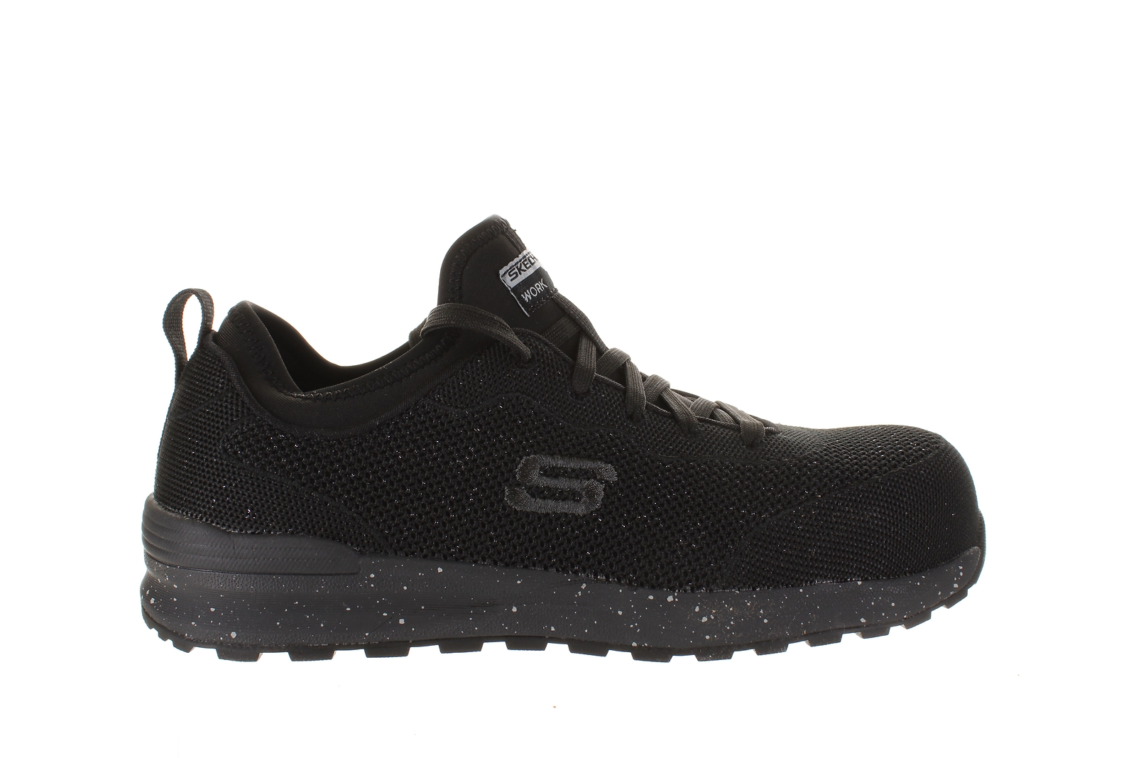 Skechers Womens Work Black Safety Shoes Size 8.5 (519… Gem