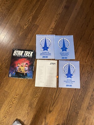 1983 Star Trek the role playing game big 13  x10  Vintage Game FASA