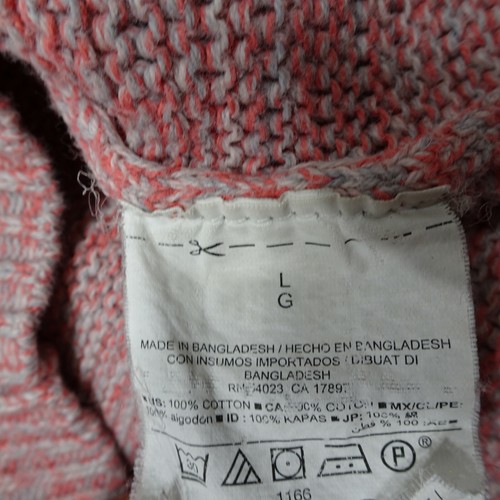Old Navy Size Large Pullover Knit Long Sleeve Mixed Texture Sweater Top - Picture 6 of 7