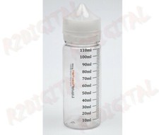 FLACONE CONTAGOCCE 120 ML PER LIQUIDI con SCALA GRADUATA BOTTIGLIA BASE AROMI