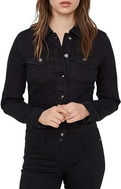 Vmhot soya ls top denim jacket mix noos