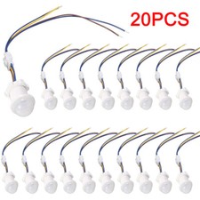 20Pcs PIR Infrared Motion Sensor Detector Smart Switch Lamp Switch Auto 110V220V