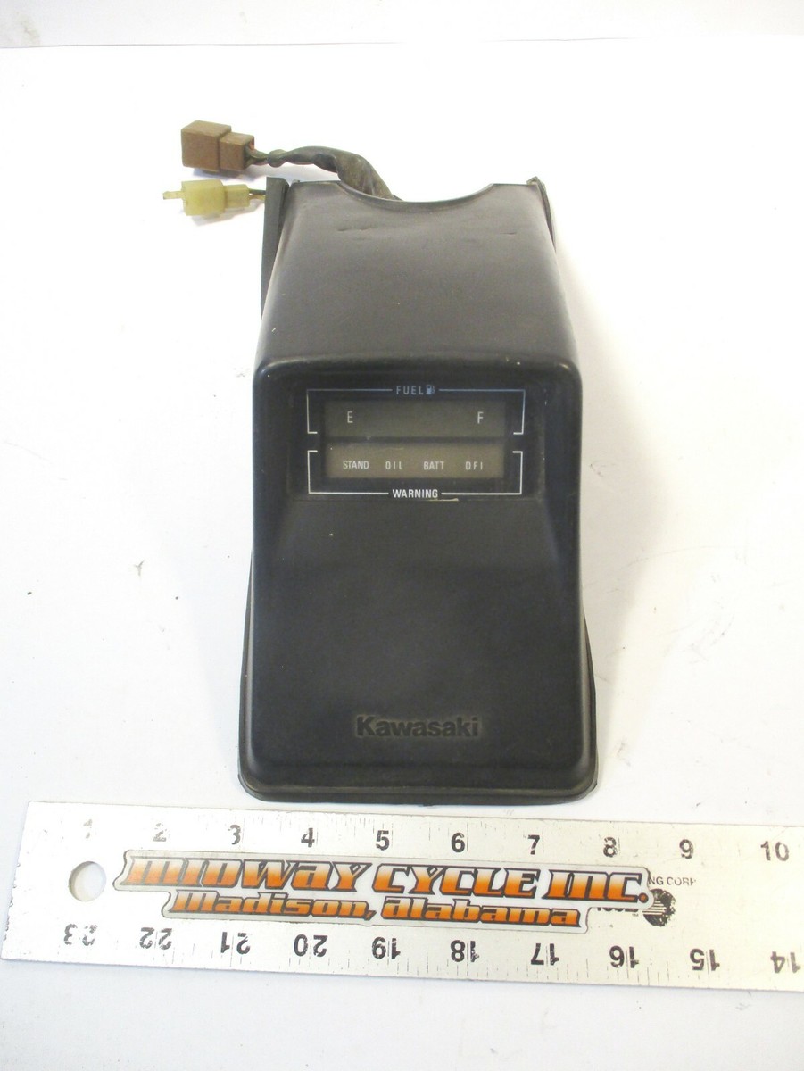 KAWASAKI ZX1100 GPZ FUEL GAS GAUGE WARNING METER & CASE ZX 1100
