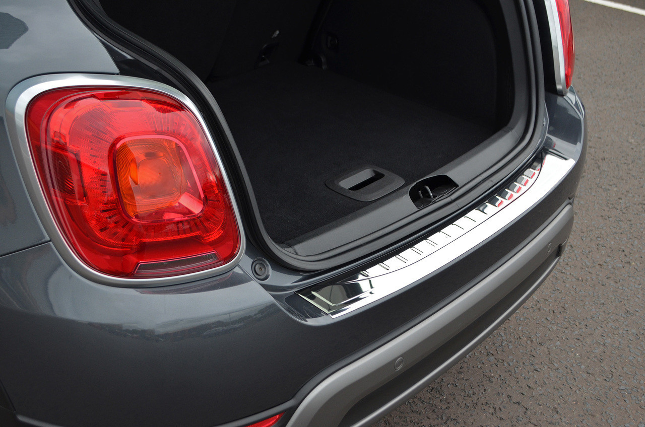Per Fiat 500x (2014 - Protezione Cromata Paraurti Posteriore Grattare Protezione