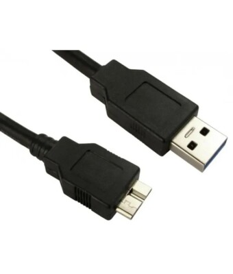 USB 3.0 Typ A Stecker auf Micro B Stecker Datenkabel Kabel - Superschnelle Geschwindigkeit - Schwarz