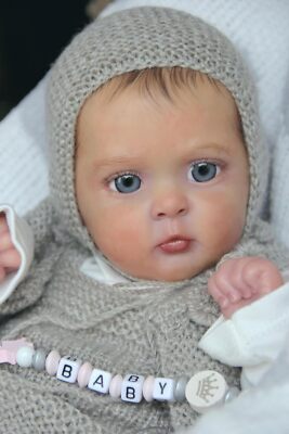 Awake 19'' Reborn Baby Dolls Toddler Cloth Body Adorable Newborn Lifelike Kid Toy