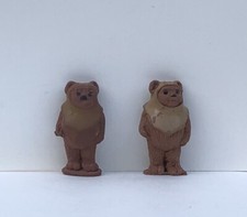 1983 Vintage Star Wars Wicket W Warrick 2 Eraser Figures
