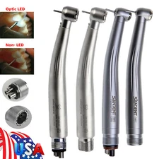 USA Dental E-generator Fiber Optic LED / High Speed Handpiece 4/2 holes YBM