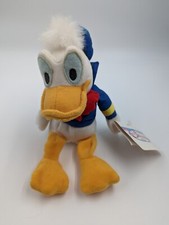 DONALD DUCK 9" Mini Bean Bag Plush Doll Disney Store Disney Parks Retired NWT