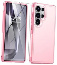  for Samsung Galaxy S25 Ultra Case, S25 Ultra Case with Tempered Glass Screen 