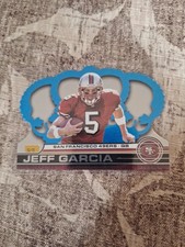 2001 Pacific Crown Royale - Jeff Garcia #122 Platinum Blue /75