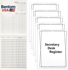 5 Pieces Checkbook Transaction Register 6.4  8.25Inch Secretary Deskbook Check