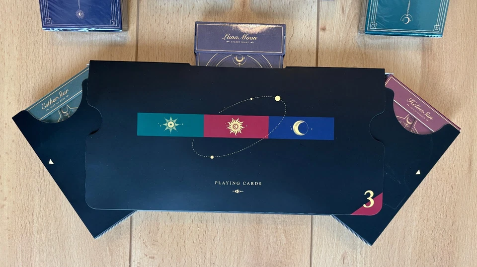 23 Luna Moon Playing Cards Poker Decks Les Méliès Deluxe Limited Edition rar - Bild 3 von 4