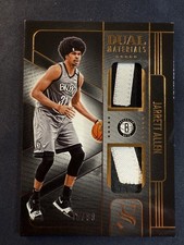 2024 Silhouette Dual Materials game-used Jarrett Allen #15/99 Brooklyn Nets