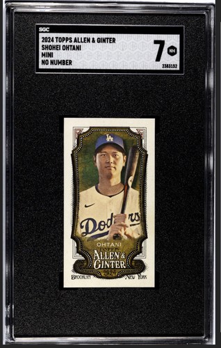 2024 Topps Allen & Ginter  No Number Shohei Ohtani Dodgers Graded 7