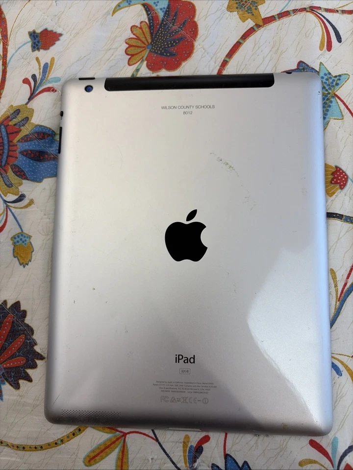 Apple iPad 3rd Generation A1403 Wi-fi  Cellular Bianco White T108 - Immagine 2 di 4