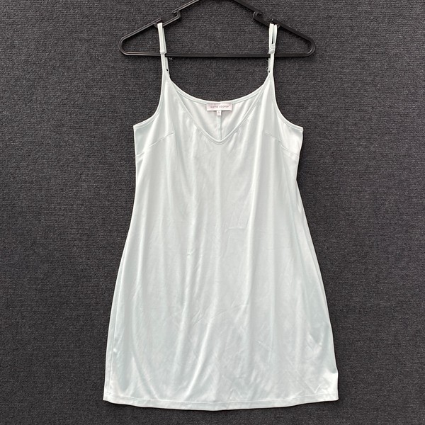 Wayne Cooper Womens Mini Slip Dress Mint Green V-Neck Adjustable Strap Size S