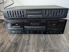 Kenwood KX-W893 Stereo Double Cassette Deck Recorder  GE-292 Graphic Equalizer 