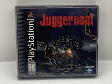 Juggernaut (Sony PlayStation 1 , 1999) RARE BLACK EDITION - HTF RARE CLEAN MINT