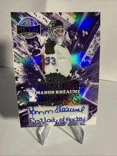 2025 Leaf Metal Women of Sport Manon Rheaume Breaking Barriers Auto 1/4