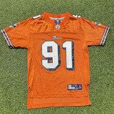 Miami Dolphins Football Jersey Cameron Wake Kids Medium M Reebok On Field Orange