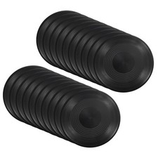 20 Pack 12 Inch Black Blank Vinyl Records for Home Room Wall Independent Decor