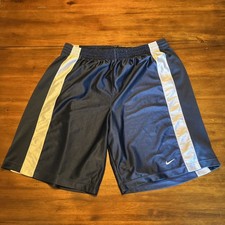 Vintage Y2K Nike Dazzle Navy/White Basketball Shorts Size XXL