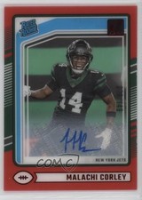 2024 Panini Clearly Donruss Rated Rookie Red /149 Malachi Corley #73 Auto 6q5