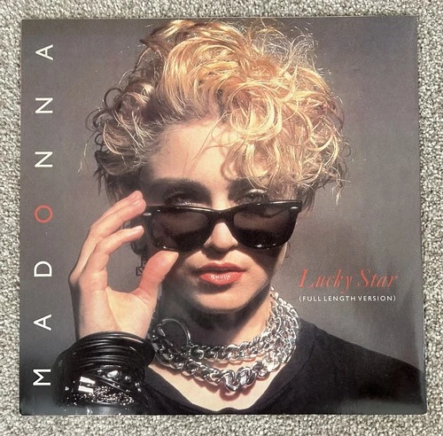 Madonna 'Lucky Star' Mega-Rare 'Sunglasses' Sleeve 1983 UK First Pressing 12”
