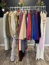 Large Vintage Lot Of Women  s Clothing 70s 80s 90s size Mixed 100 Items