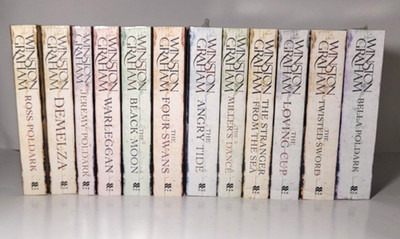 Complete Winston Graham Poldark Series 12 Book Lot Pan Books Matching Set VG
