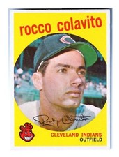 ** ROCCO ROCKY COLAVITO ** 1959 Topps #420 nm-mt Nice Centered 3rd card Indians