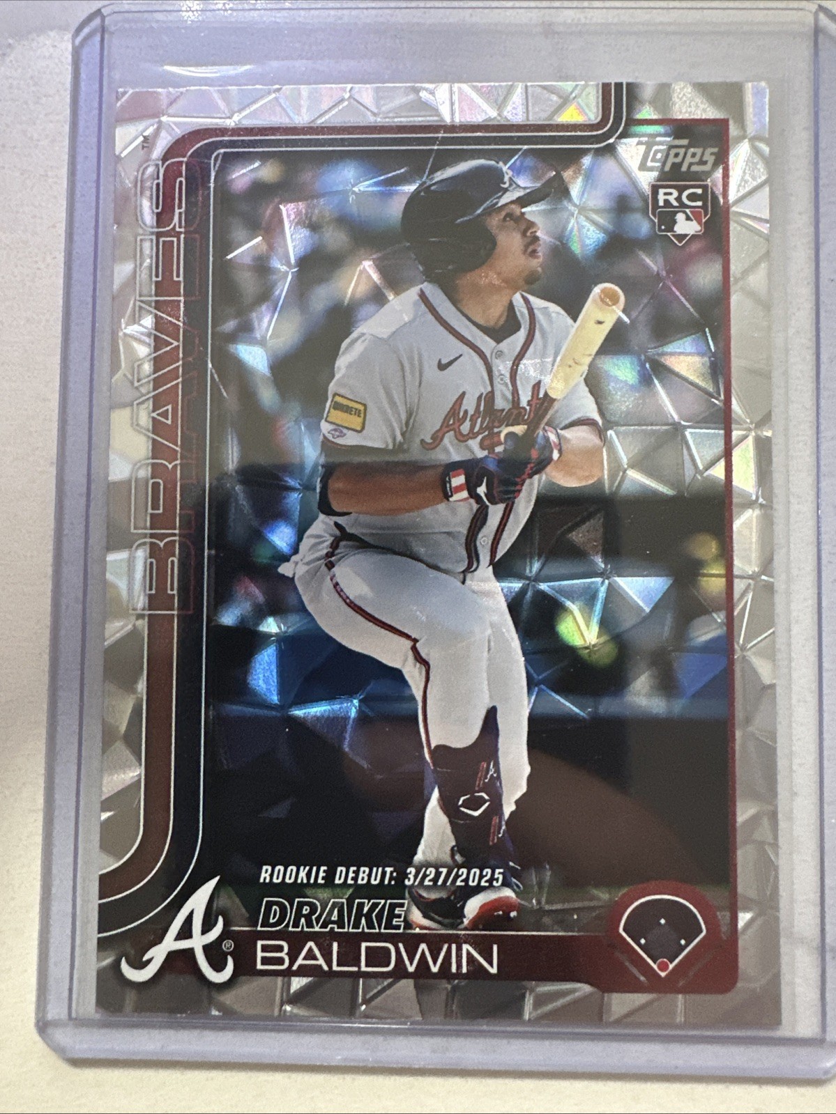 2025 TOPPS UPDATE Diamante Foil DRAKE BALDWIN RC  # US113 ATLANTA BRAVES 🔥