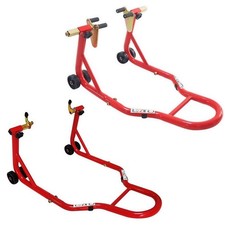 Cruizer - Béquilles avant pour moto avec pince et supports de fourche arrière