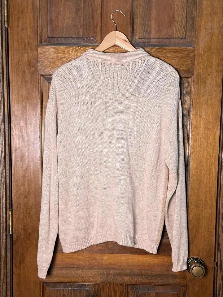 Vintage Dressbarn Leaf Cardigan | Acorns & Autumn Leaves Sweater | Size XL - Image 3 of 4