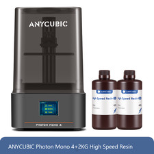 ANYCUBIC Photon Mono 4 7''10K Mono LCD 3D Printer 70mm/h+2KG High Speed Resin