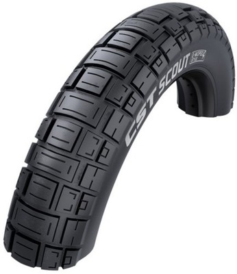 Fatbike Reifen CST Scout 20 x 4.00''/ 100-406 mm - Schwarz mit Reflexion