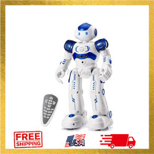 KingsDragon RC Robot Toys for Kids, Gesture  Sensing Programmable Blue