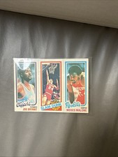 1980-81 Topps - Moses Malone, Bobby Jones, Joe Bryant #107-263-217 (RC)