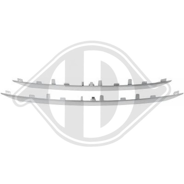 Diederichs Zier-/Schutzleistensatz, KüHlergitter FüR Peugeot-image