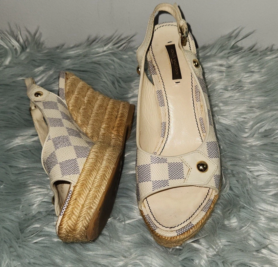 Cuñas alpargata Louis Vuitton Dakier Azur Foto 3 de 4