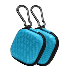 Earbud Case Hard EVA Earphone Carrying Cell Phone Accessories Storage Bag wit...