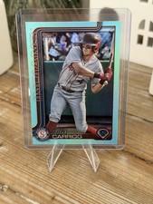 2025 Topps Pro Debut Cole Carrigg #PD-114 Aqua Foil /75