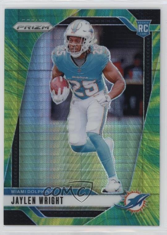 2024 Panini Prizm Rookies Hyper Prizm 20/180 Jaylen Wright #348 Rookie RC 0m89