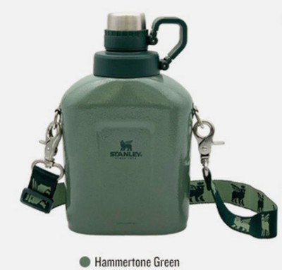 STANLEY Legendary Classic Canteen 1L - Hammertone Green / Tracking