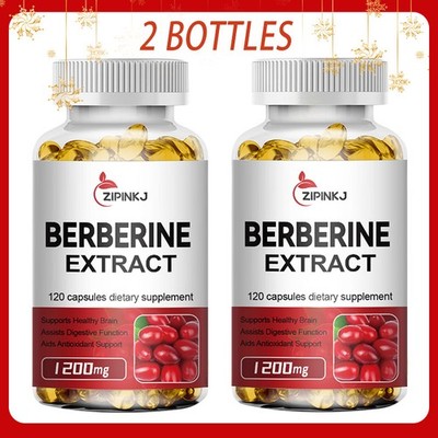 Premium Berberine HCL Extract 240 Caps, Healthy Cholesterol, Anti-Inflammatory 