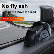 Car Ashtray Car Door Ashtray Windproof And Fly Ash-Proof Inner Metal Container