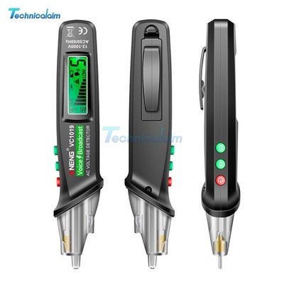 ANENG VC1019 Voice Broadcast Voltage Detector Pen 12-1000V Volt Current backlit