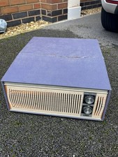 Ultra 6040 vintage valve record player, not tested unusual lilac colour