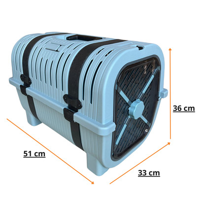 Mamapetz Lull Carrier Premium Haustier Transportbox Hund & Katze Sicher
